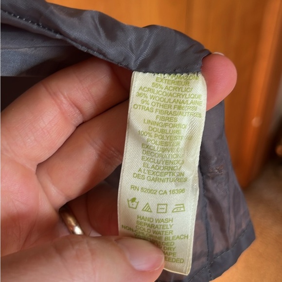 Womens Textured Knit Coat - Green Multi Size M - Picture 6 of 8